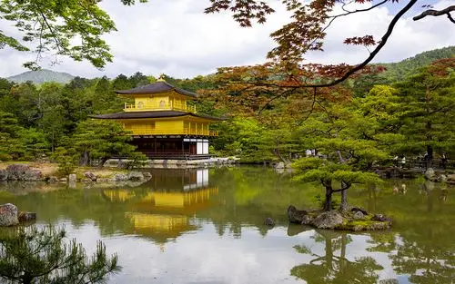 精选日本金阁寺桌面壁纸下载高清大图预览1920x1200_风景壁纸下载_美