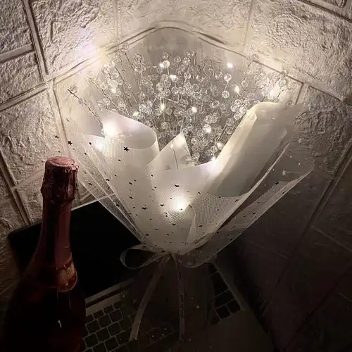 满天星花束diy材料全套送对象礼物男生m适合送闺蜜自己做手工珠