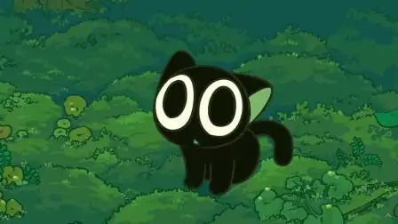 罗小黑战记:这只黑色的小猫咪真的好萌,超想要抱回家!看的好治愈!