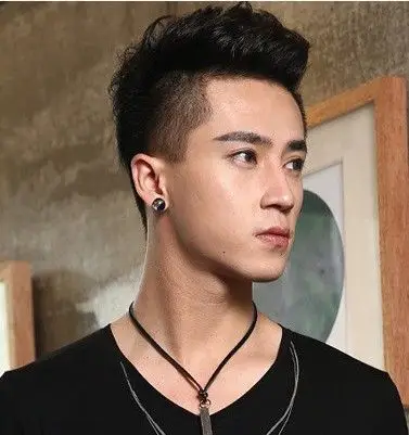 求一些比较好看的男士烫发发型图