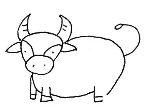 水牛的画法简笔画