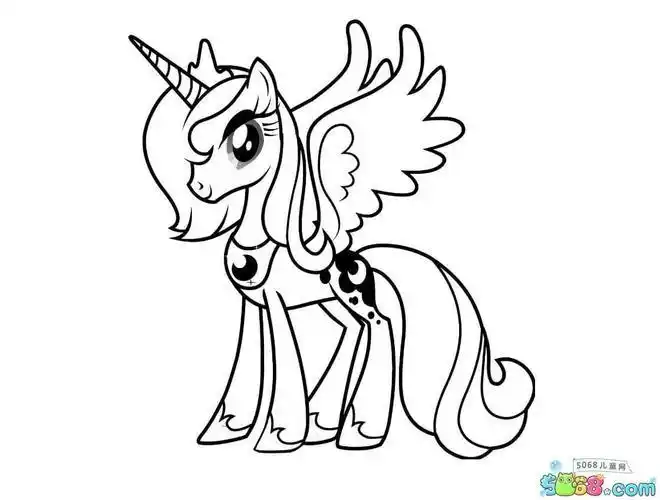 小马宝莉的简笔画 小马宝莉的简笔画公主 | 第 3 页