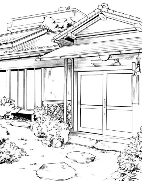 【绘画参考】场景线稿参考~还在为场景不知道怎么画而烦恼吗?