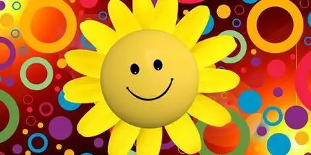 卡通向日葵图片