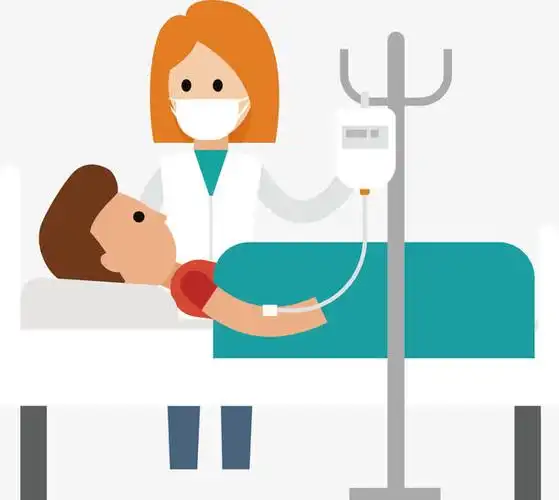 住院场景矢量图