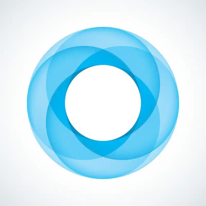 抽象的无限循环标志模板.公司图标