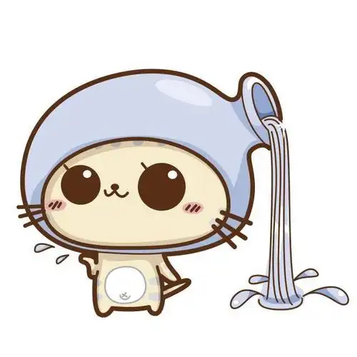 水瓶座超可爱卡通图像 唯美可爱头像(2)_唯美图片