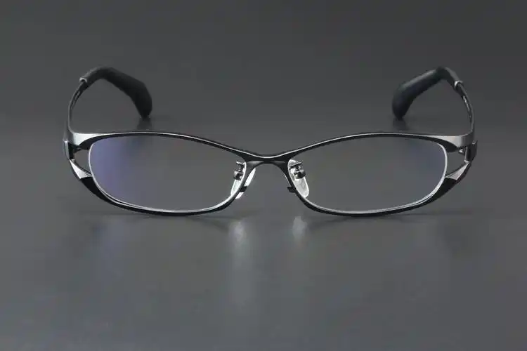 全框纯钛男眼睛变色蓝光度数配有适可舒适可男士眼镜架