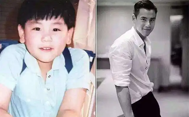 彭于晏小时候胖乎乎的真是超级可爱啊!