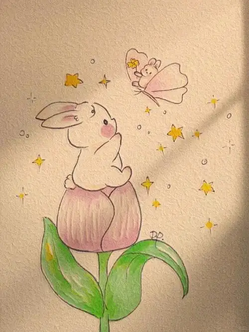 可爱的简笔画,一起画画吧