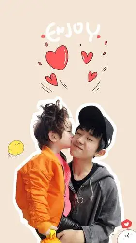 tfboys 放开我北鼻 高清 可爱 自制手机壁纸手机桌面背景桌面锁屏