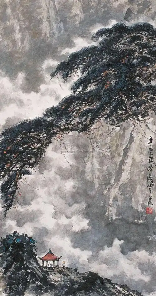 关山月山水画作品欣赏
