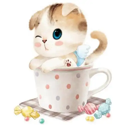 卡通猫咪头像图片,超萌可爱的卡通微信头像猫咪_动物头像_头像屋