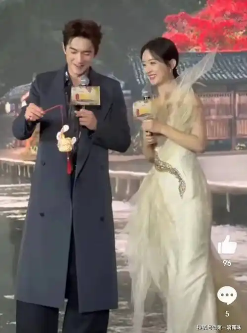 原创与凤行发布会赵丽颖林更新现场互动太有趣主演盖章喜剧实锤