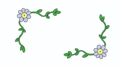 花边简笔画背景图彩色 简笔画图片大全-蒲城教育文学网