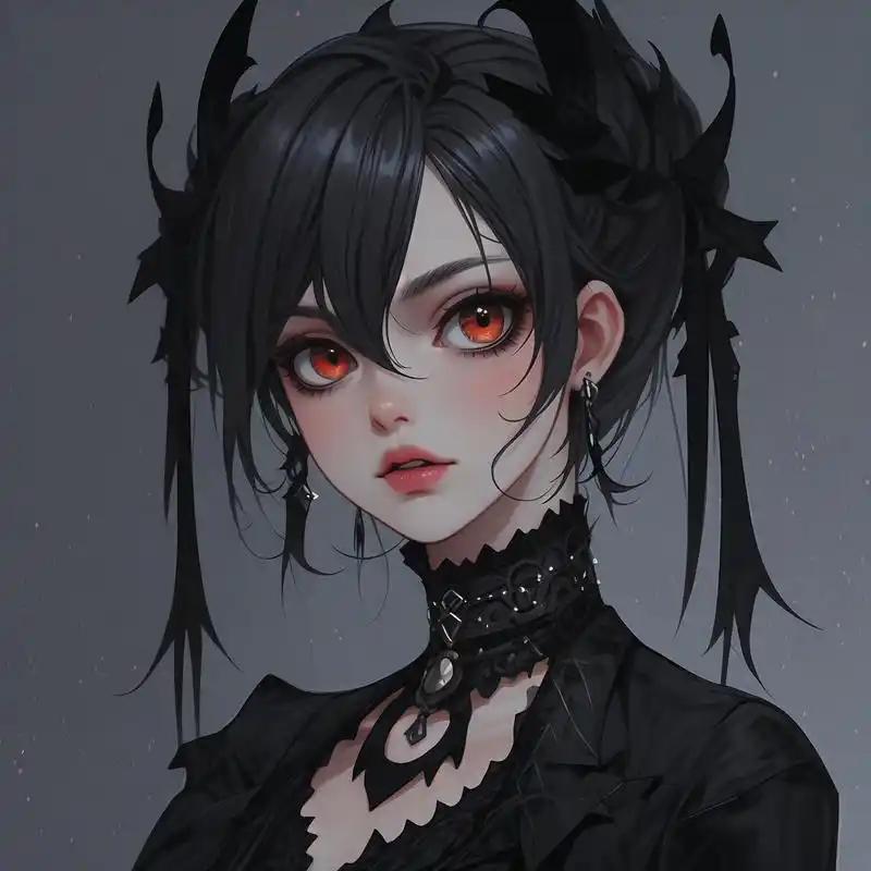 94黑暗系冷酷女生头像92 探索黑暗系的魅力,冷酷无情的女生头像