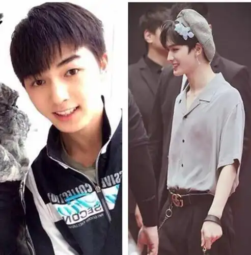 明星出道前后对比吴宣仪鼻子变化大朱正廷接地气