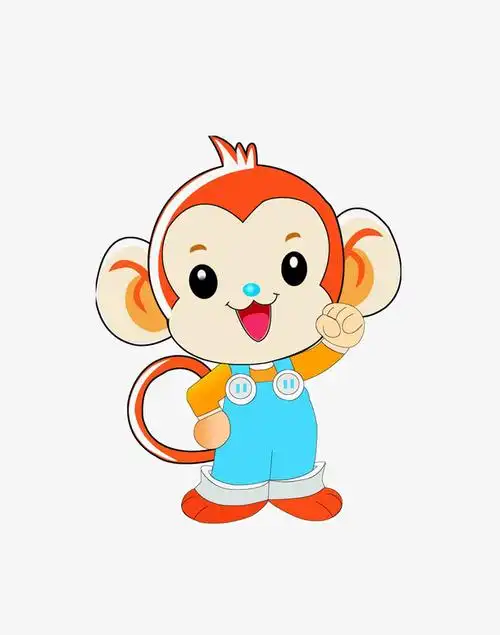 关键词 : 开心,黄色,调皮,小猴,猴脸