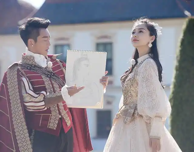 郑恺与angelababy.