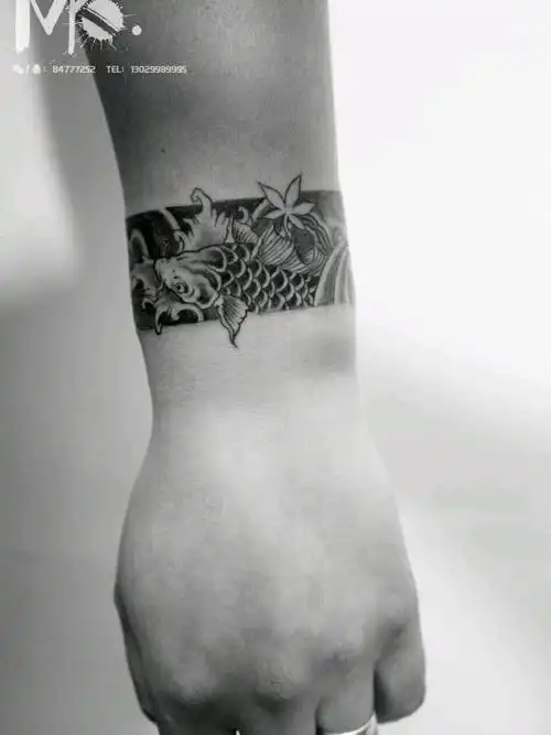 传统手环_纹身图案手稿图片_王海峰的纹身作品集