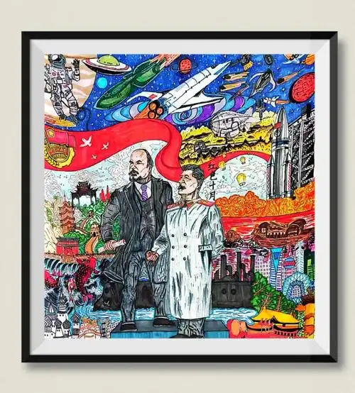 "学团史 绘梦想 话未来"主题绘画作品 - 智慧妈咪网