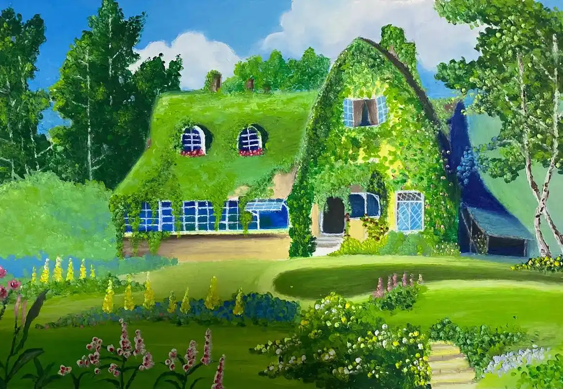 宫崎骏动漫场景《魔女宅急便》成长是一笔交易,我们都是用朴素的 - 抖