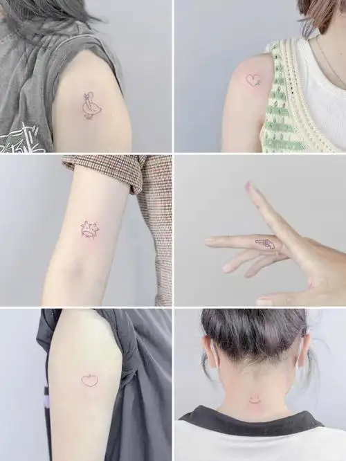 清新可爱小小纹身78