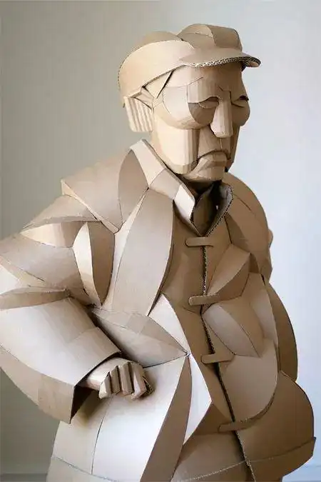 不得不叹服的瓦楞纸艺术品