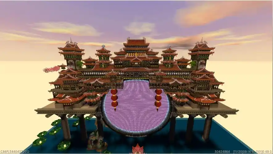 人王i#迷你世界:古风建筑赏析,人王小哥哥带你穿越时空欣赏唯美古珑