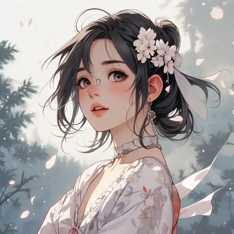 94 甜美仙气女生头像,氛围感拉满 94