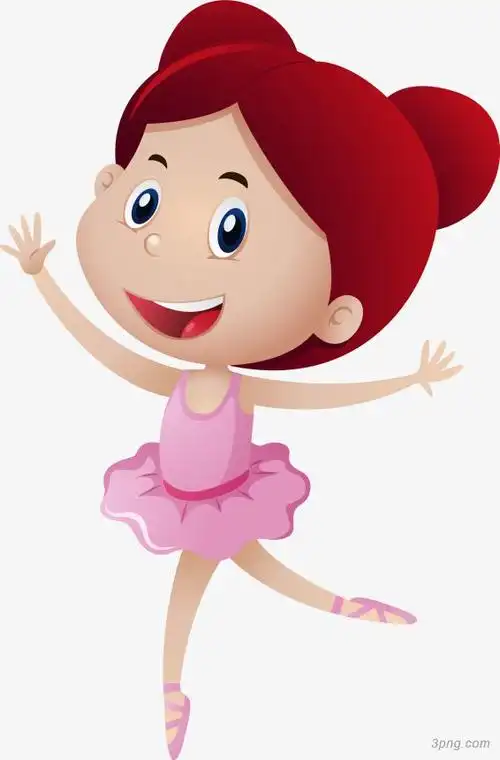 跳舞的可爱小女孩