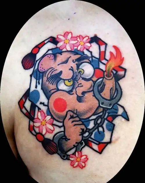 火娃与多福纹身图片(2)_四川省达州市纹身店-璞玉刺青,四川省达州市