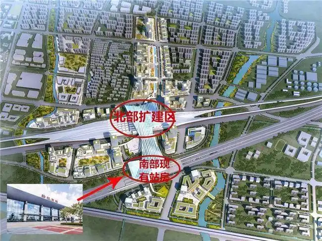 上海松江南站将扩建7倍 新老站房由通道连接 普速列车或迁入-松江人才