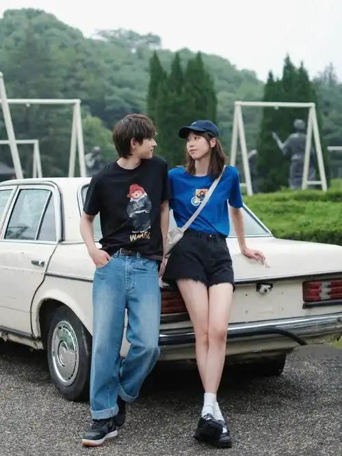 173同身高情侣一起穿情侣装简直不要太香