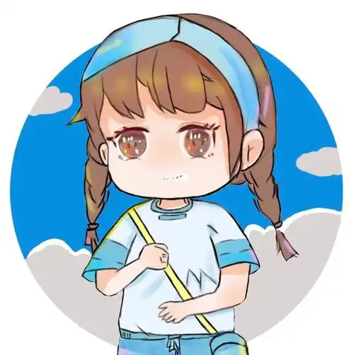 阿肯q版打卡女生头像