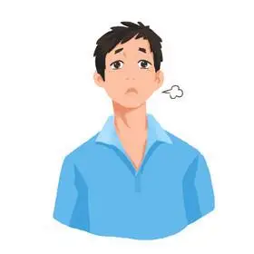 男生表情叹气感叹