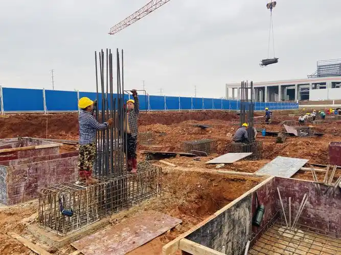 综合楼承台基础钢筋绑扎