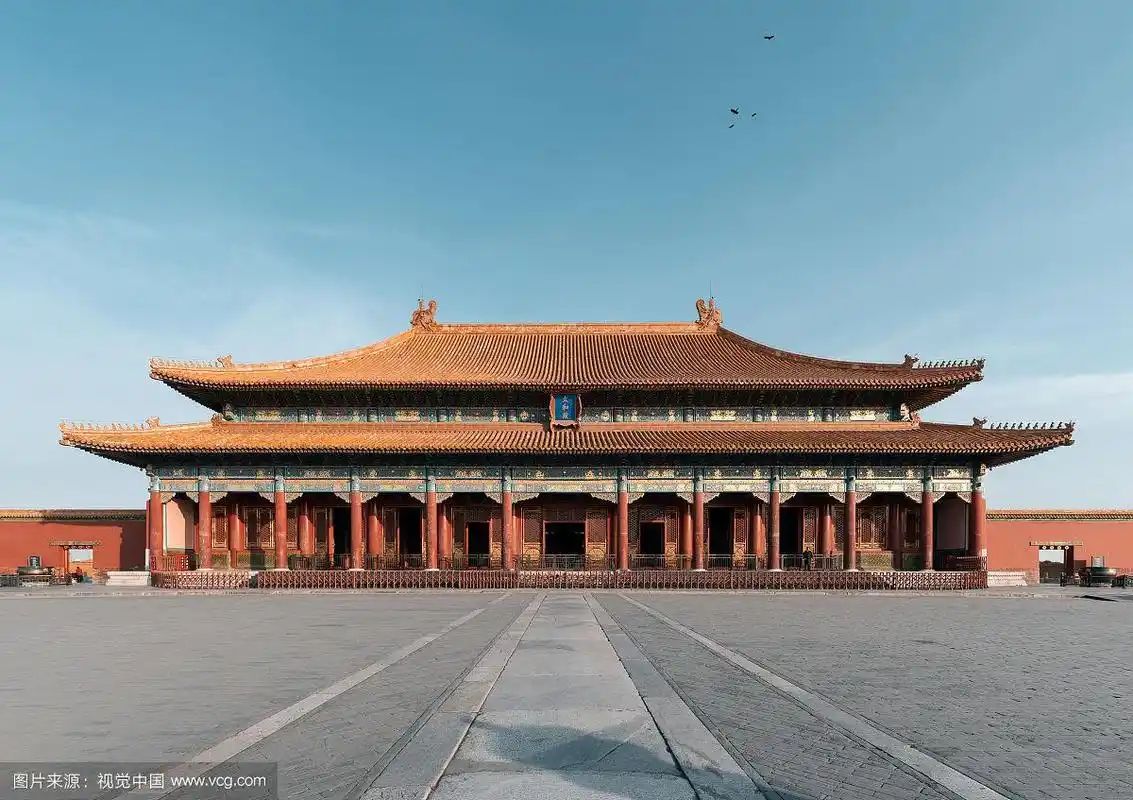 清晨的故宫太和殿
