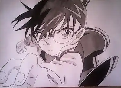 名侦探柯南青山刚昌手绘