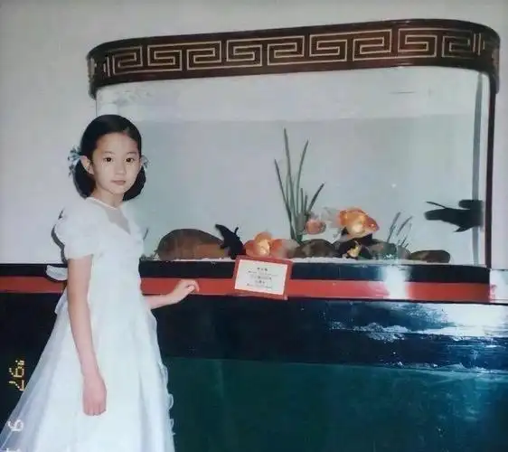 打小就冒着股仙气的,也就只有神仙姐姐刘亦菲了吧.