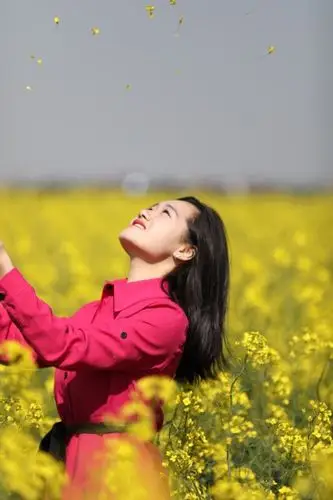 江苏兴化千岛水上油菜花人物拍摄(2018-3-8)
