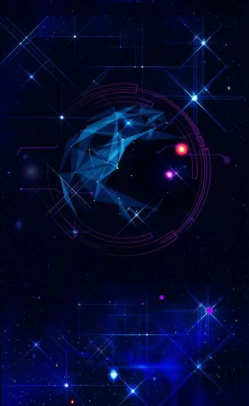 黑色科技海报设计设计模板素材