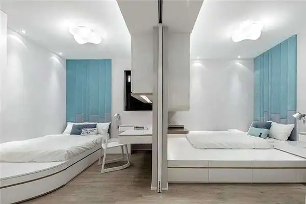 10款可隔开兄妹双人儿童房设计 家有两娃必备