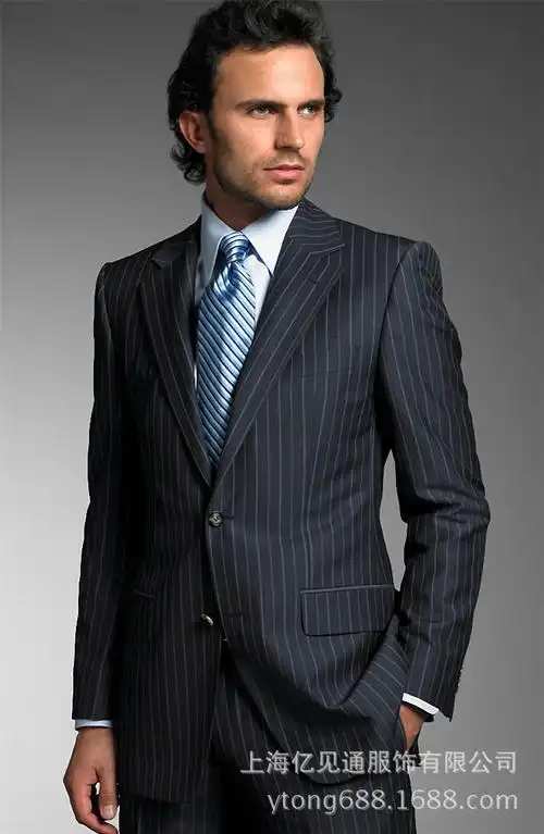 服装鞋帽箱包,钟表眼镜 男装 男式西服 春秋新款男士西装西服定制订做