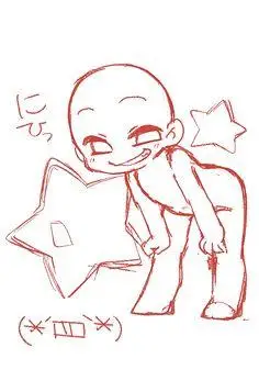 q版线稿草稿比例教程