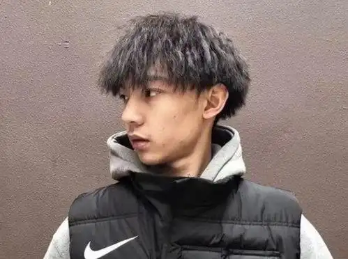 钢夹烫和锡纸烫的区别这是烟花烫吗男生爆炸头短发发型图片 爆炸头