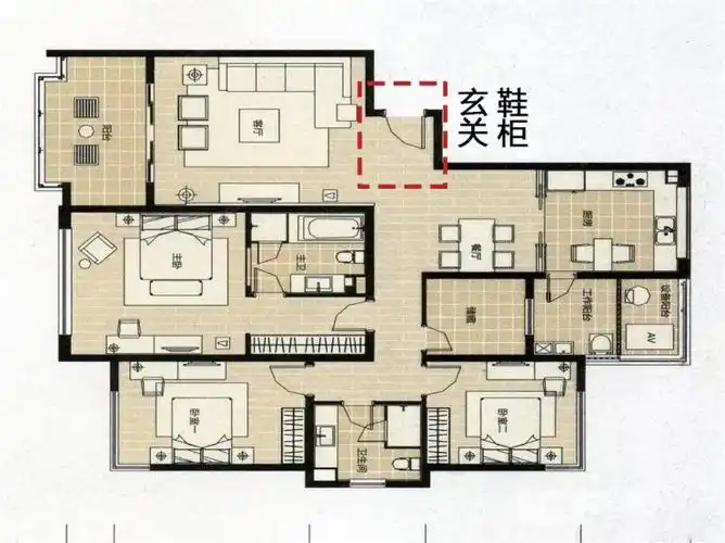 瞧瞧隔壁家12款玄关鞋柜设计,简单大方实用,家里来客人都说好