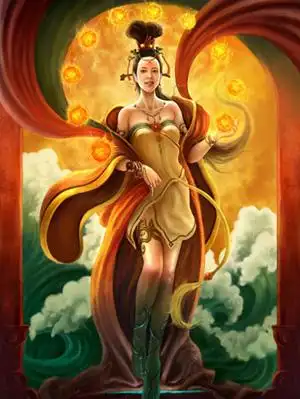 古代传说中的"时间之神"—— 羲和原画