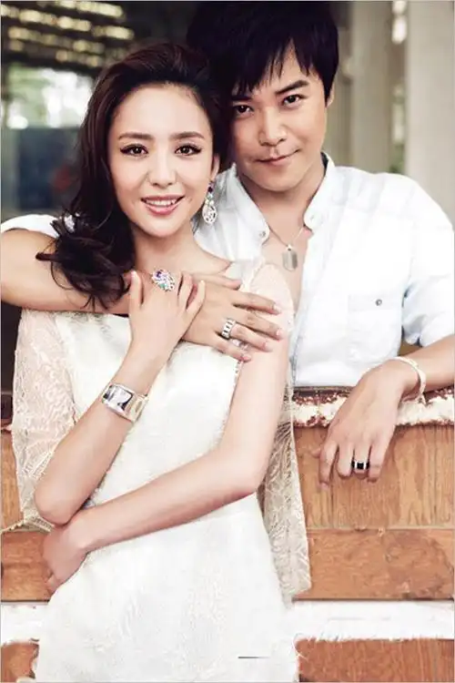 陈思诚佟丽娅唯美婚纱照天涯海角为爱狂奔