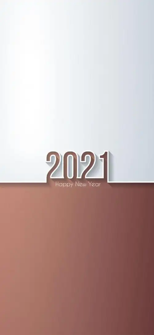 2021新年简约数字背景图
